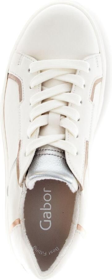 GABOR Sneakers laag beige camel zilver - Foto 6