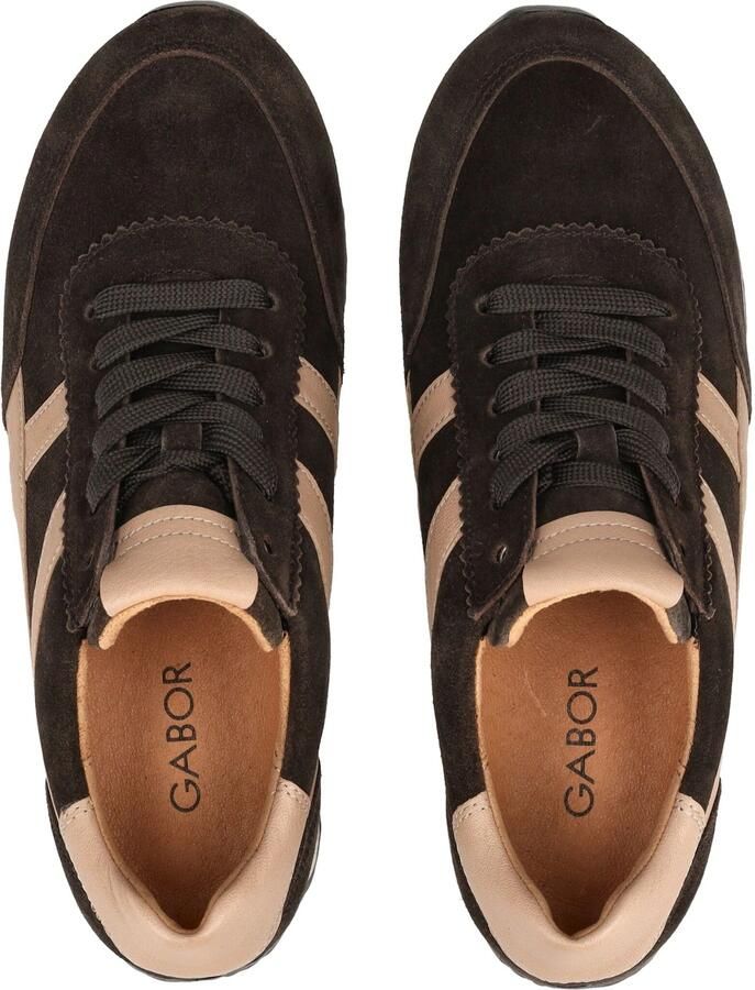 Gabor Best Fitting dames sneaker Bruin multi - Foto 13