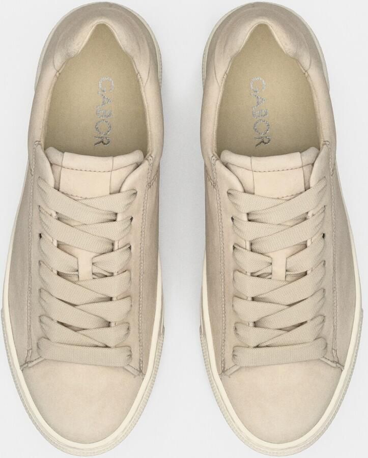 GABOR Sneakers laag beige - Foto 4