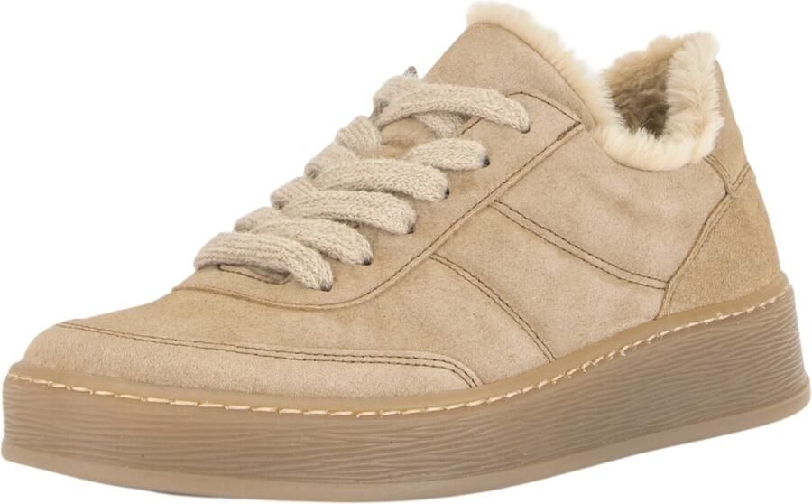 Gabor Sneakers beige Met Warme Voering Suède Dames - Foto 8