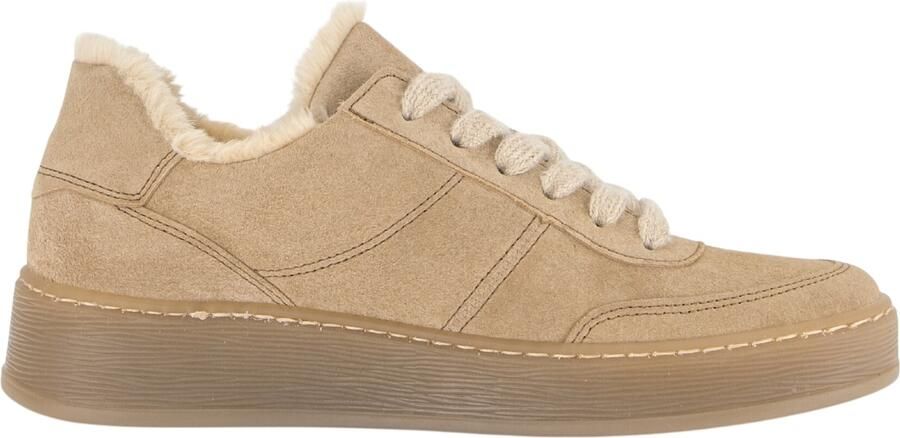 Gabor Sneakers beige Met Warme Voering Suède Dames - Foto 9