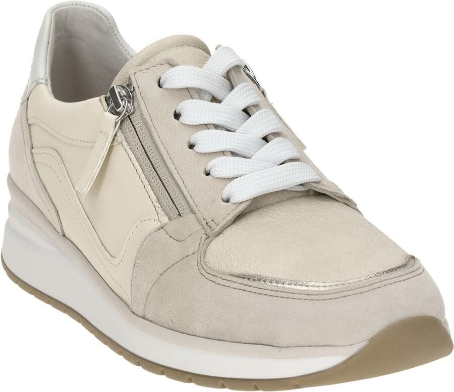 Gabor art. 86.307 63 beige sneaker K leest dames veter 2 ritsen - Foto 2