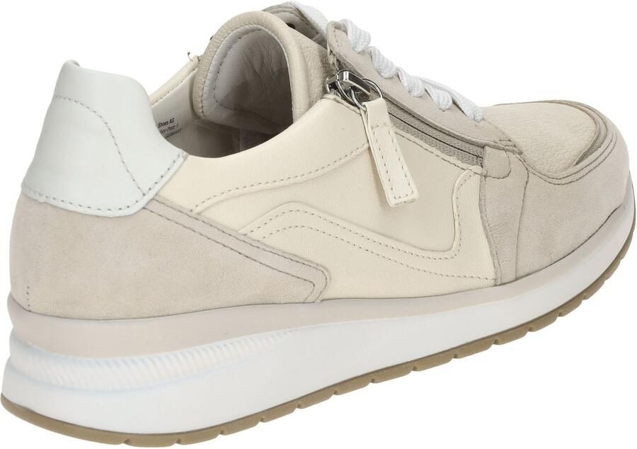 Gabor art. 86.307 63 beige sneaker K leest dames veter 2 ritsen - Foto 3