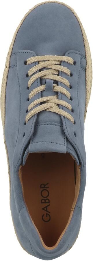 Gabor art. 83.270 16 blauw suede dames veter - Foto 7