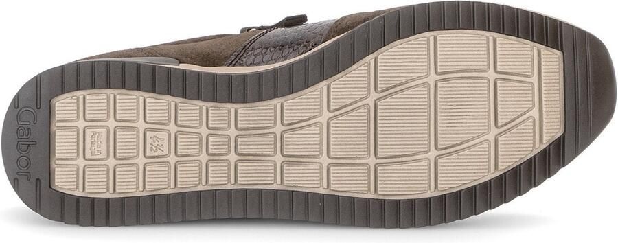 Gabor Dames Lage sneakers Chunky zool 6019 Bruin Suède - Foto 14