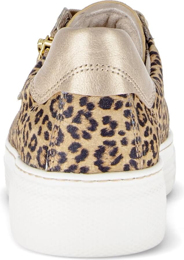 GABOR Sneakers laag bruin goudgeel zwart - Foto 3