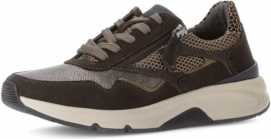 Gabor Rollingsoft Sneakers brons Textiel Dames - Foto 3