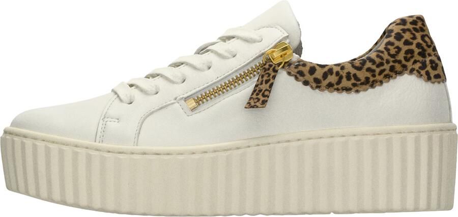 GABOR Sneakers laag bruin offwhite