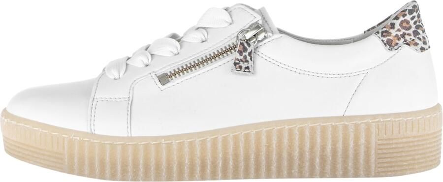 GABOR Sneakers laag cappuccino zwart wit - Foto 11
