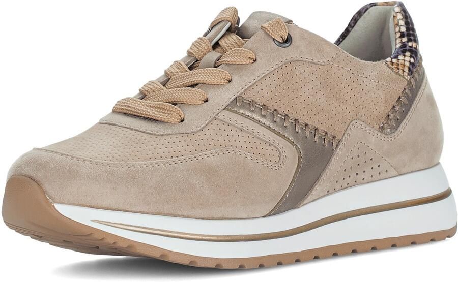 GABOR Sneakers laag chamois mokka zwart - Foto 5