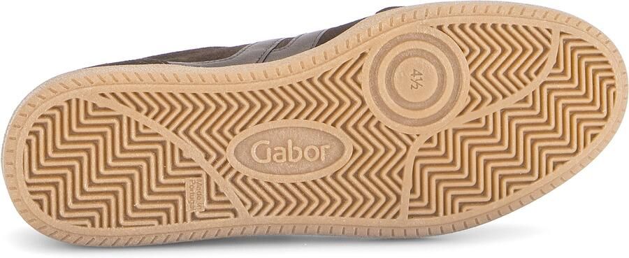GABOR Sneakers laag chocoladebruin cappuccino zwart - Foto 4