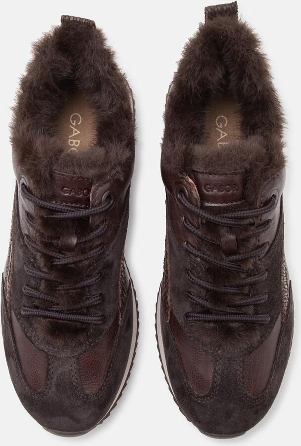 GABOR Sneakers laag chocoladebruin donkerbruin - Foto 8