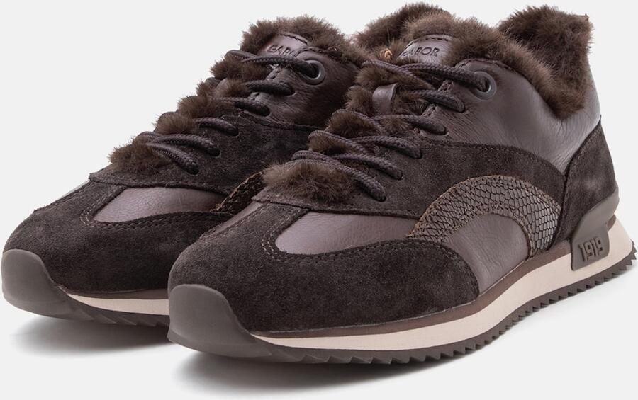 GABOR Sneakers laag chocoladebruin donkerbruin - Foto 9
