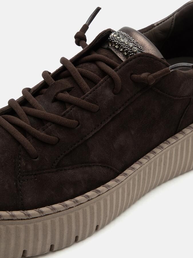 GABOR Sneakers laag chocoladebruin - Foto 3
