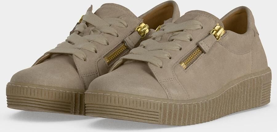 GABOR Sneakers laag donkerbeige - Foto 5