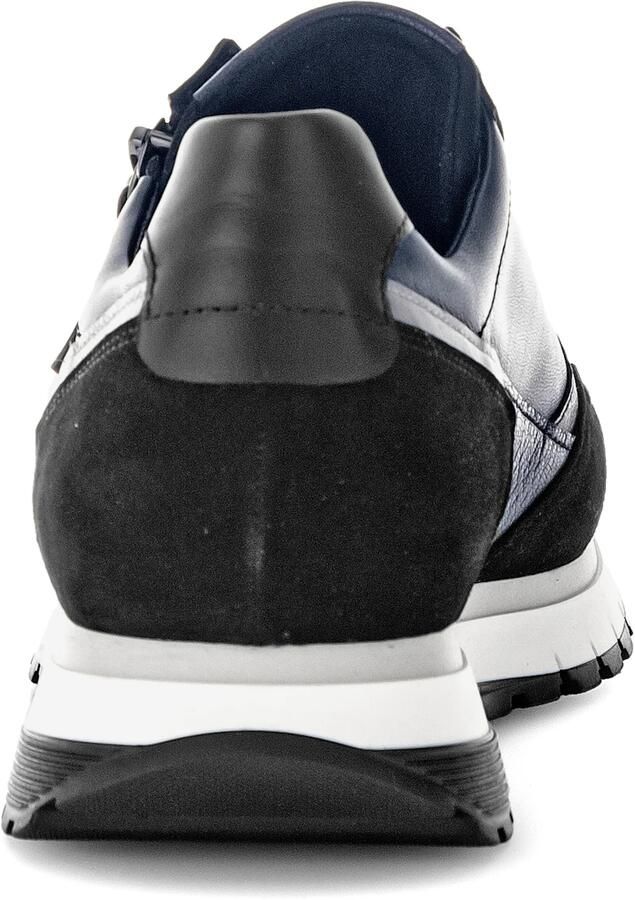 GABOR Sneakers laag donkerblauw donkergrijs zwart zilver - Foto 4