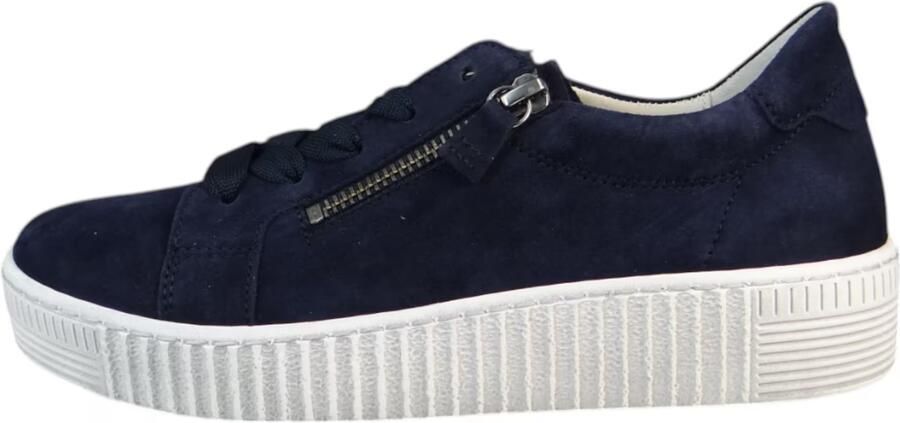 Gabor Plateausneakers met twee ritsen vrijetijdsschoen lage schoen veterschoen - Foto 7