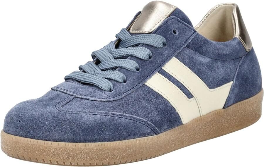 GABOR Sneakers laag duifblauw zilvergrijs wit - Foto 5