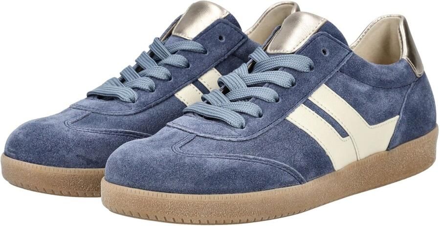 GABOR Sneakers laag duifblauw zilvergrijs wit - Foto 9