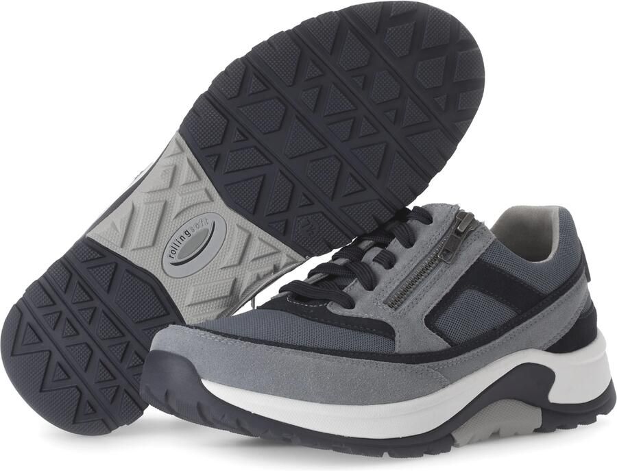 Gabor Rollingsoft Sneakers met sleehak veterschoen lage schoen vrijetijdsschoen buitenrits g-breedte - Foto 2