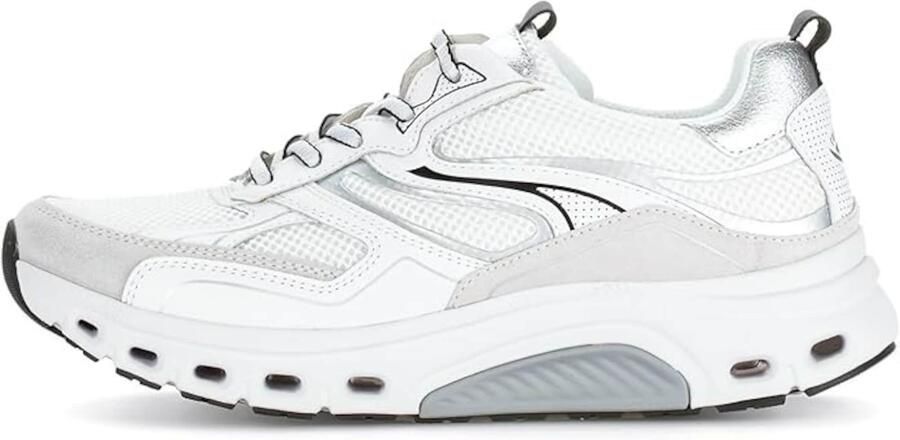 GABOR Sneakers laag grijs zwart wit - Foto 5