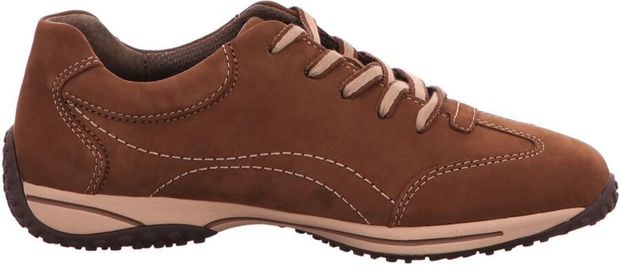 GABOR Sneakers laag kastanjebruin poederroze - Foto 3