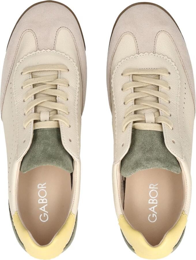 Gabor 432.2 Sneakers Dames Leren Sneaker Beige - Foto 15