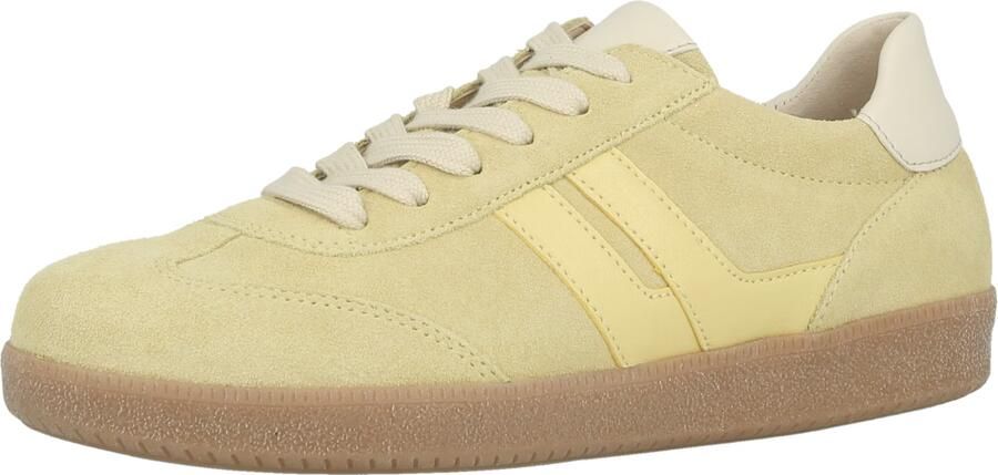 GABOR Sneakers laag lichtbeige geel limoen - Foto 4