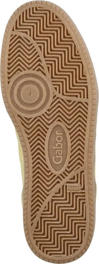 GABOR Sneakers laag lichtbeige geel limoen - Foto 6