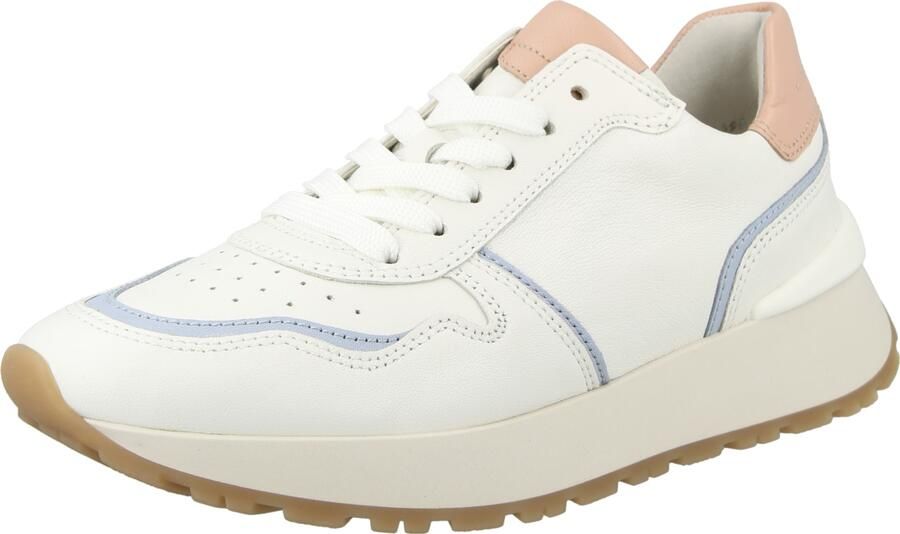 GABOR Sneakers laag lichtblauw pasteloranje wit