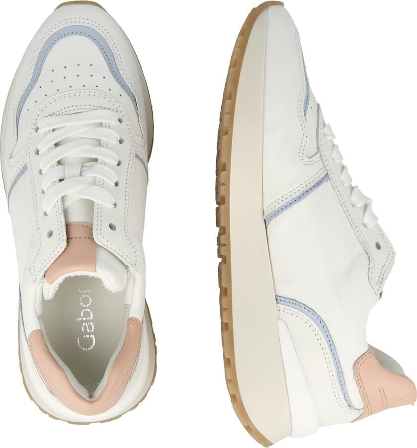 GABOR Sneakers laag lichtblauw pasteloranje wit - Foto 2
