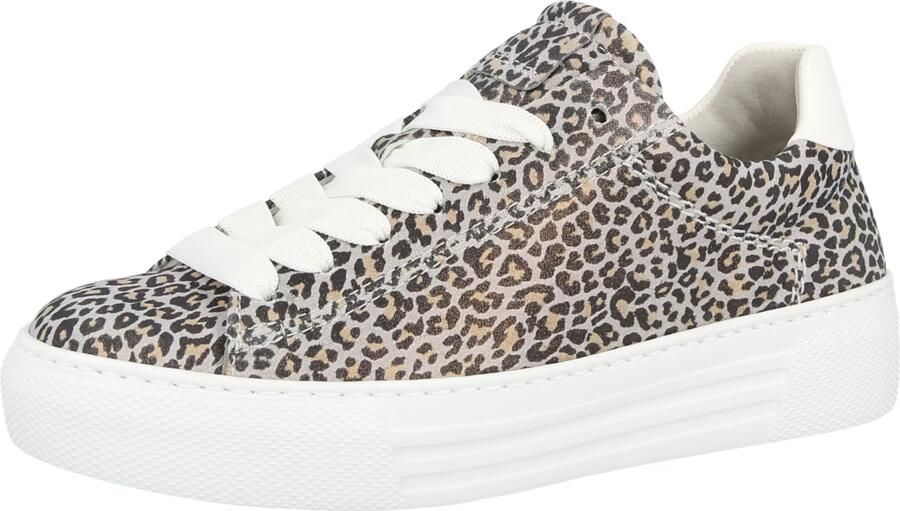 GABOR Sneakers laag lichtbruin lichtgrijs zwart