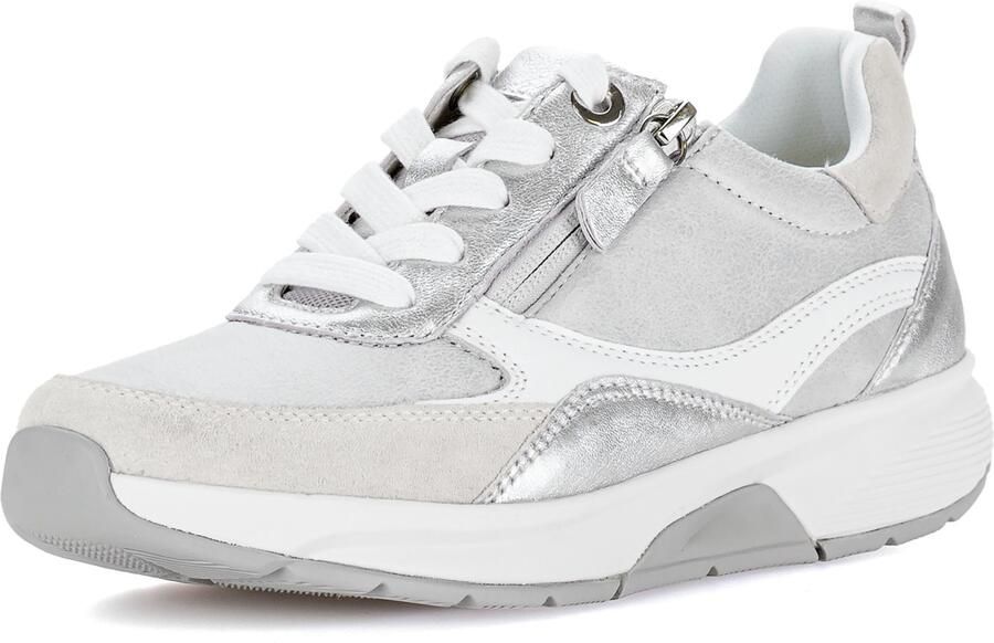 Rollingsoft Gabor Sneaker 86.877.62 Bianco White Silber Combi - Foto 2