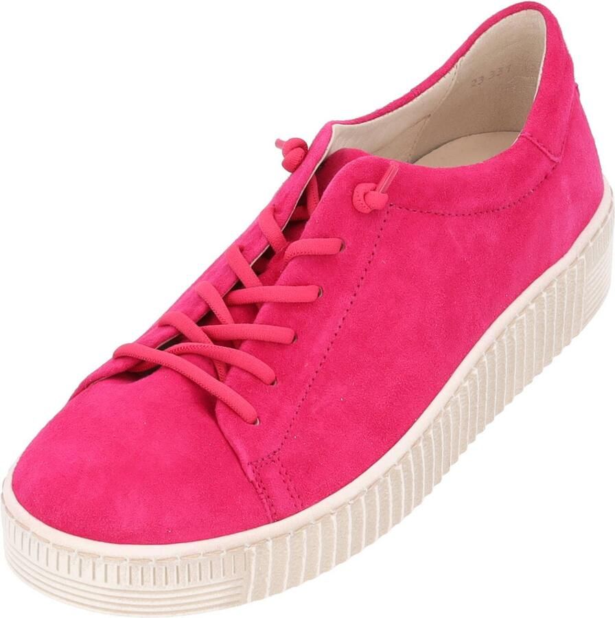 GABOR Veterschoen 'Sneaker n 23.331.10 Rauleder in pink' pink - Foto 3