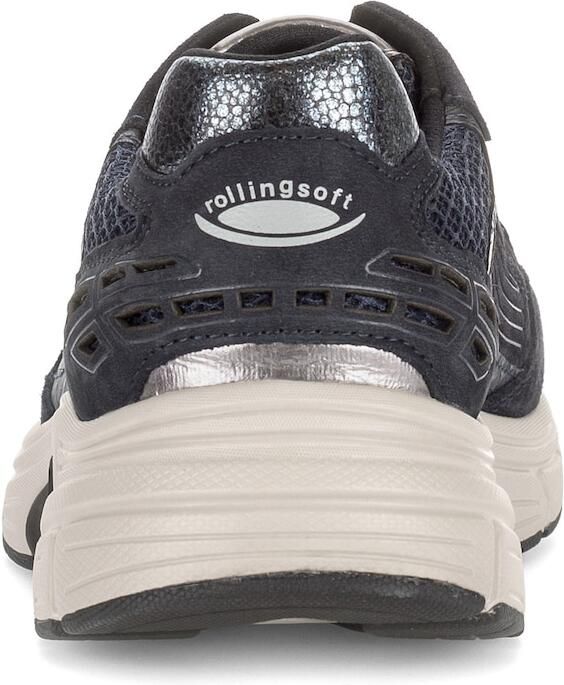 Rollingsoft Gabor Rolling soft art 0306.02.002 donkerblauwe dames sneaker veterschoen - Foto 4