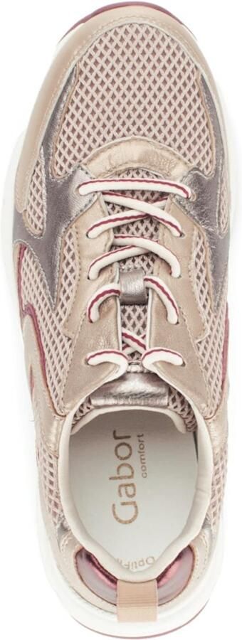 GABOR Sneakers laag nude rood - Foto 4