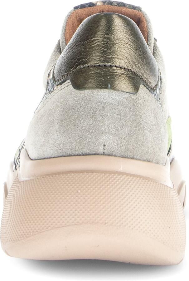 Gabor Plateausneakers veterschoen halfhoge schoen met modieuze contrast inzetten - Foto 4