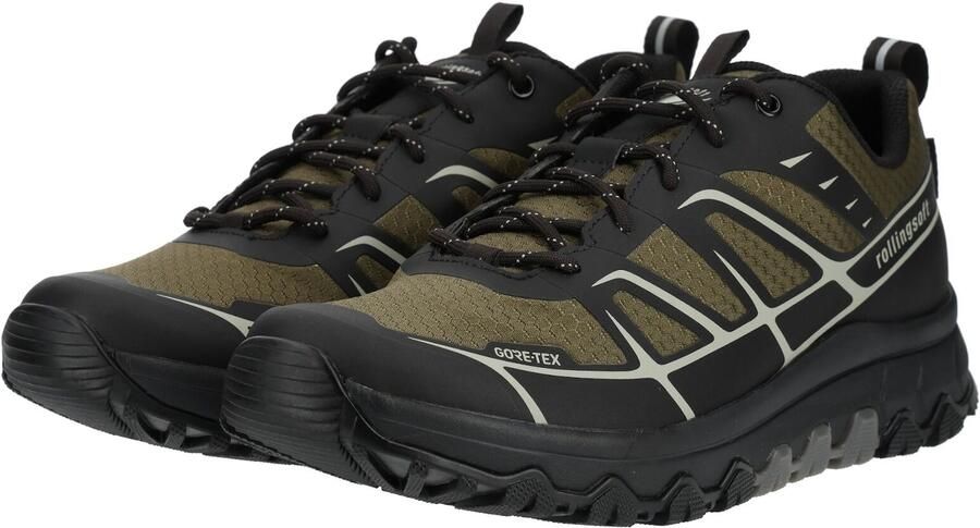 GABOR Sneakers laag olijfgroen zwart wit - Foto 4