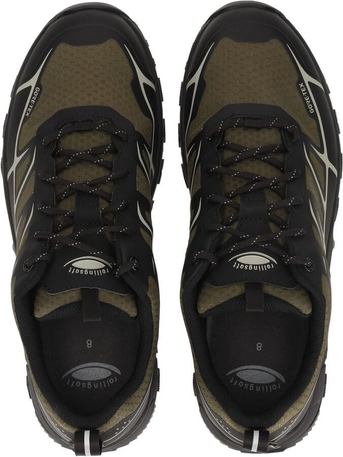 GABOR Sneakers laag olijfgroen zwart wit - Foto 2