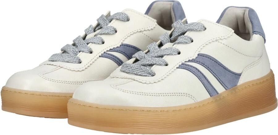 Gabor 86.475.21 Sneakers Wit leer Dames Wit Blauw - Foto 2