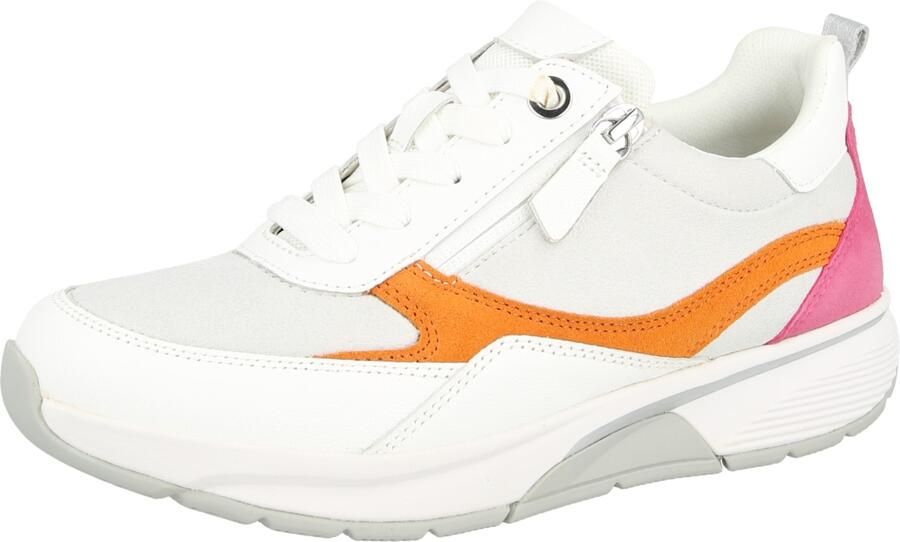 GABOR Sneakers laag oranje pink wit offwhite