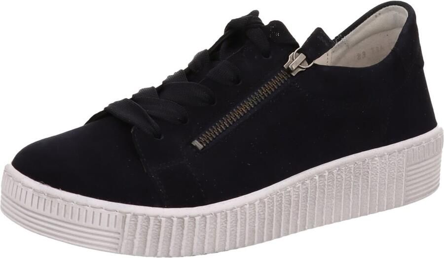 GABOR Sneakers laag 'Schnürschuh Damen 83-334-16 Echtleder in dunkelblau' zwart - Foto 2