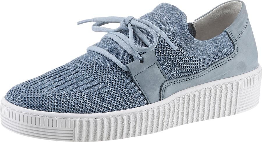GABOR Sneakers laag smoky blue blauw denim