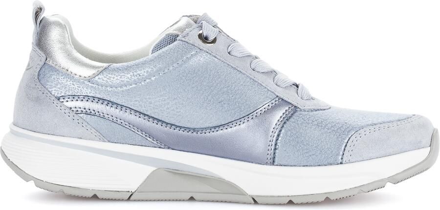 GABOR Sneakers laag smoky blue zilver - Foto 4