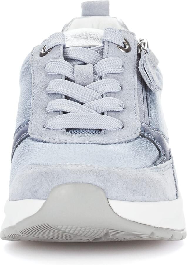 GABOR Sneakers laag smoky blue zilver - Foto 3