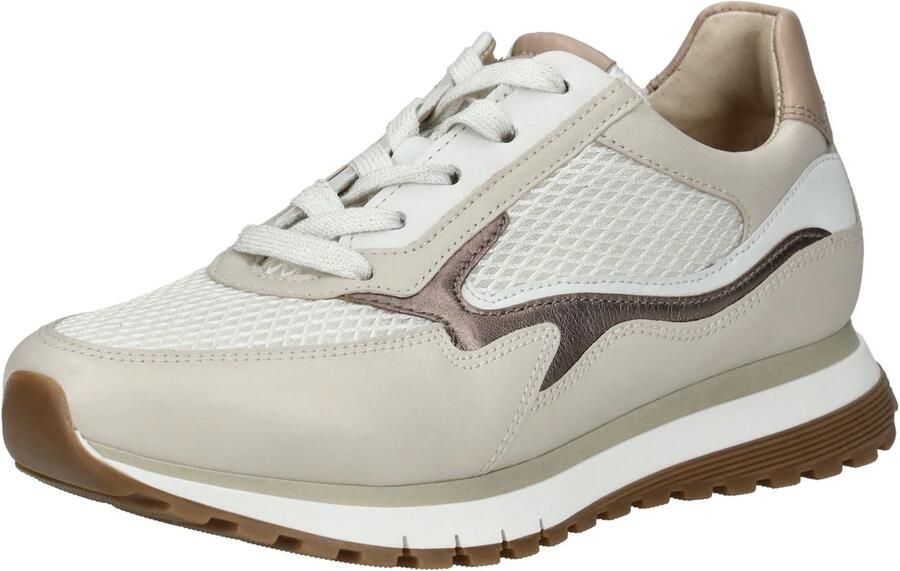 GABOR Sneakers laag taupe brons wit