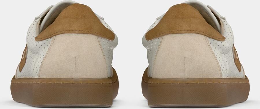 GABOR Sneakers laag taupe karamel wit - Foto 4