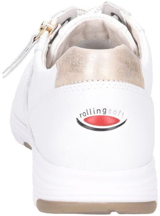 Gabor Rollingsoft Sneaker 86.978.51 Wit Glad Leer - Foto 3