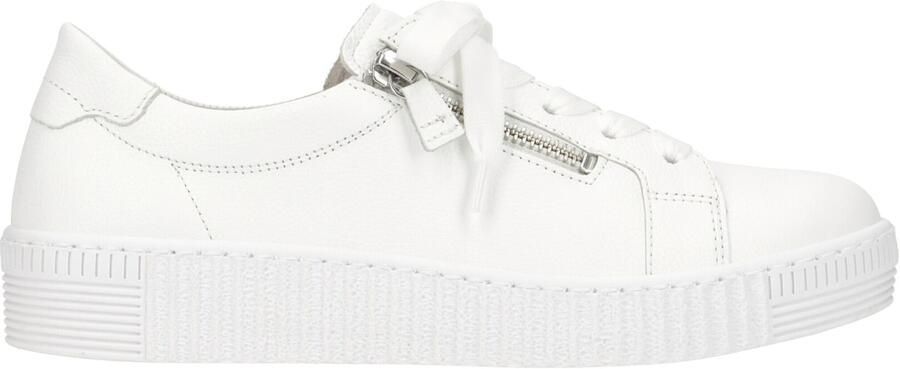 Gabor 83.334.21 Sneaker Wit Vetersluiting Rits Vlakke zool - Foto 6