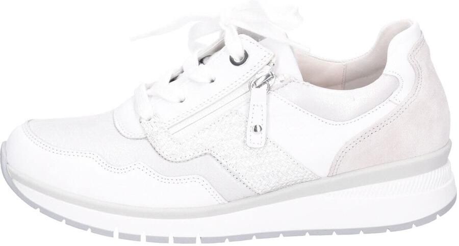 GABOR Lage Sneakers Dames 306 Leatherlook Wit - Foto 4